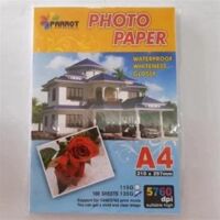 Giấy in ảnh Parrot 135Gsm A4 1 mặt bóng 100 tờ