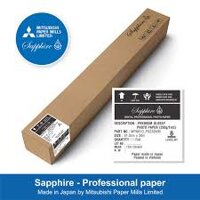 Giấy in ảnh SAPPHIRE Japan (Glossy) khổ 0,61m x 35m - Định lượng 230g, RC chịu nước hai mặt loại đẹp!