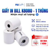 [Giấy in bill KT80-80 ] GIẤY IN NHIỆT IN BILL 80x80mm - 1 thùng