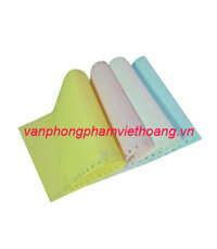 Giấy in Carbonless liên tục A4 4 liên (khổ 240mm)