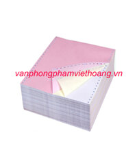 Giấy in Carbonless liên tục A5 3 liên (khổ 240mm)
