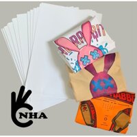 Giấy in chuyển nhiệt chất thun. Giấy in nhiệt cao cấp (100 tờ) [OKNHA]