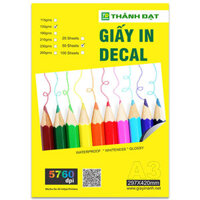 Giấy In Decal Ảnh A4 – A3 Keo Dính Tốt, Giao Nhanh Trong Ngày