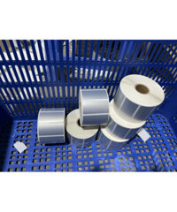 Giấy in decal xi bạc 60x30mm cuộn 50m