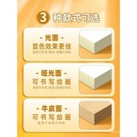 Giấy in dính A4 Deli, nhãn dán trống trong suốt, giấy dính lưng cho máy in phun và laser, có thể in, ghi, cắt, 80 tờ mỗi gói, giấy dính dày A4