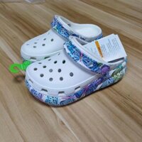 Giày In Hình Giày Dép Crocs Nguyên Bản Cho Bé Gái [208298】
