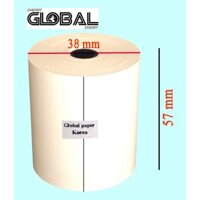 Giấy in hóa đơn, Giấy in bill, Giấy in nhiệt K57, Giấy in bill K57, Giấy in nhiệt K57x38 SL: 140 cuộn