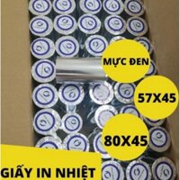 Giấy in hóa đơn nhiệt khổ k80x45mm-in máy ocha,máy k80,máy pos(thùng 100 cuộn)