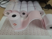 Giấy in hoá đơn siêu thị 2 liên K75