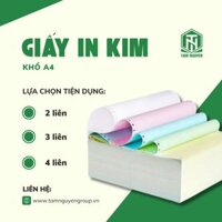 Giấy in kim 3 liên khổ A4
