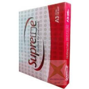Giấy in Laser văn phòng Supreme - Khổ A3, Định lượng 70gms