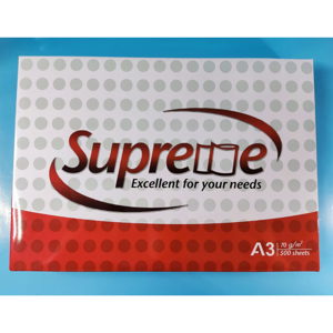 Giấy in Laser văn phòng Supreme - Khổ A3, Định lượng 70gms
