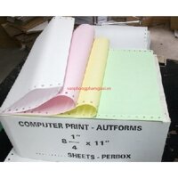 Giấy in liên tục 3 liên A5 khổ 210