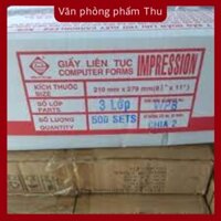 Giấy in liên tục Liên Sơn KT (210*279) khổ giấy A5, A4