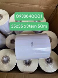 Giấy in mã vạch 3 tem 35×35