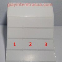 Giấy in mã vạch 3 tem 35x22 mm