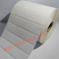 Giấy in mã vạch 3 tem xương cá