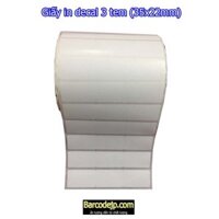 Giấy in mã vạch 3 tem