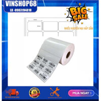 Giấy in mã vạch xi bạc 35x22x50m
