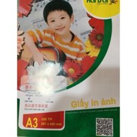 Giấy in màu A3 Kansai 1 mặt định lượng 130gsm