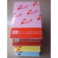 Giấy in màu A4 80gsm - Giấy in màu A4,Xanh cây