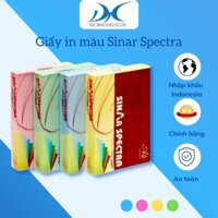 Giấy in màu A4 Sinar Spectra ĐL80, giấy photo màu đóng bìa hồ sơ làm đồ handmade - Văn phòng phẩm Đức Minh Châu