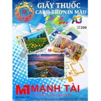 Giấy in màu – giấy thuốc 250g – A3 (50 tờ/xấp)