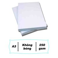 Giấy in màu in lazer giấy vẽ A3 250gsm cao cấp (không nhòe)