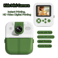 [Giấy IN MIỄN PHÍ] Camera trẻ em Máy ảnh in nhiệt Mini In tức thì Máy ảnh kỹ thuật số HD Quà tặng sinh nhật Máy ảnh thu nhỏ