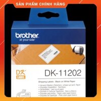 Giấy In Nhãn Brother DK-11202, 62mm X 100mm X 300 Nhãn, Nhãn Bế, Giấy Decal