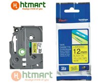 Giấy in nhãn Brother Tze-613 (chữ đen nền vàng, 12mm)