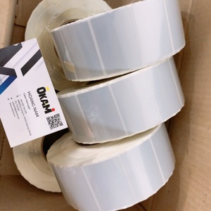 Giấy in nhãn Decal xi bạc