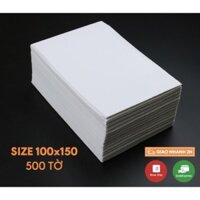 Giấy in nhiệt 365 tự dính khổ 100x150 (500 tờ)
