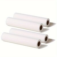 Giấy in nhiệt 4 cuộn A4, Giấy 210 x 30mm cho máy in di động A4, Cuộn giấy di động đa năng có in rõ ràng, Lý tưởng cho văn phòng, trường học, gia đình