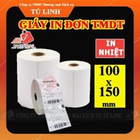 Giấy In Nhiệt A6 100x150 mm Tự Dính, In Đơn Hàng Shopee, In Bill TMĐT