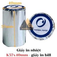 Giấy in nhiệt K57x40mm - giấy in bill K57x38mm