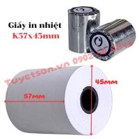 Giấy in nhiệt K57x45mm