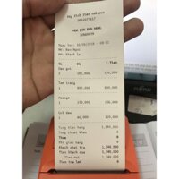 Giấy in nhiệt k58 phi 40 combo 100 cuộn