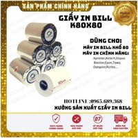 GIẤY IN NHIỆT K80X80 ,GIẤY IN HÓA ĐƠN KHỔ K80X80-(30 cuộn)