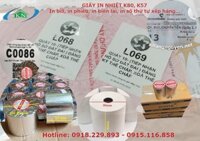 Giấy in nhiệt máy bấm số thứ tự