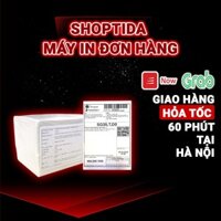 Giấy in nhiệt Shoptida 1000 tờ khổ A6 3 lớp chống nước không phai chữ in đơn hàng tự dán dùng cho máy in nhiệt SP46