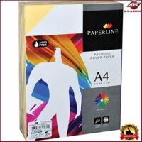 Giấy in Paperline A4 80g màu vàng ( Hàng đúng chất lượng )