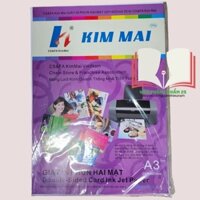 Giấy in phun ,in Card 2 mặt A3 kim mai định lượng 250mgs vỏ tím.