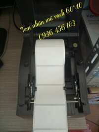 Giấy in tem mã vạch 1 tem 60*40mm
