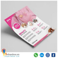 Giấy, in tờ rơi quảng cáo C100 - C150 theo yêu cầu kích thước A4 uy tín , chất lượng - INNHANHRE