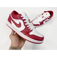 Giày JD 1 nam nữ cao cấp êm bền nhẹ thoáng thời trang (trắng đỏ)