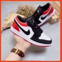 Giày JD1 cổ thấp đỏ đen, đỏ trắng thời trang hàng đẹp full boxbill 2024