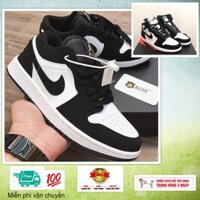 Giày jd1 thể thao nam nữ, giày Jordan 1 low Panda CỔ THẤP ĐEN TRẮNG hàng cao cấp full box.2022