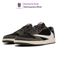 Giày Jd1 Travis Bản Cao Cấp Giày Sneaker JD1 Travis Nâu Đen OG