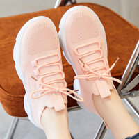 Giày  ( JENINE BPink) Classic White nam nữ đi học chạy bộ